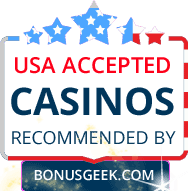 Casinos Accepting USA Players By Bonusgeek.com